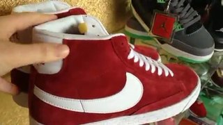 Reviews: Nike Trainers Shoes Mens Blazer Mid Suede Vintage Red/White @ Tradingspring.cn