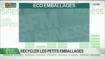 Le recyclage des petits emballages: Marc Tessier d’Orfeuil, Carlos de los Llanos et Arnaud Deschamps, dans Green Business – 04/05 1/5