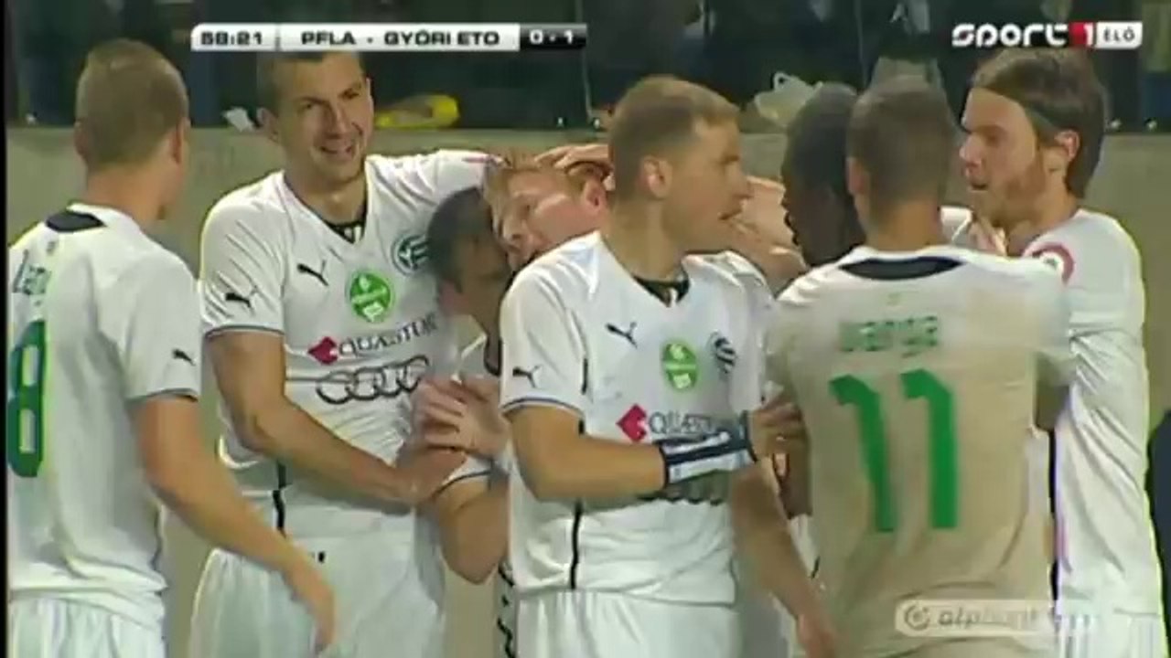 Kalmár Zsolt gólja a Puskás Akadémia FC - Győri ETO FC mérkőzésen