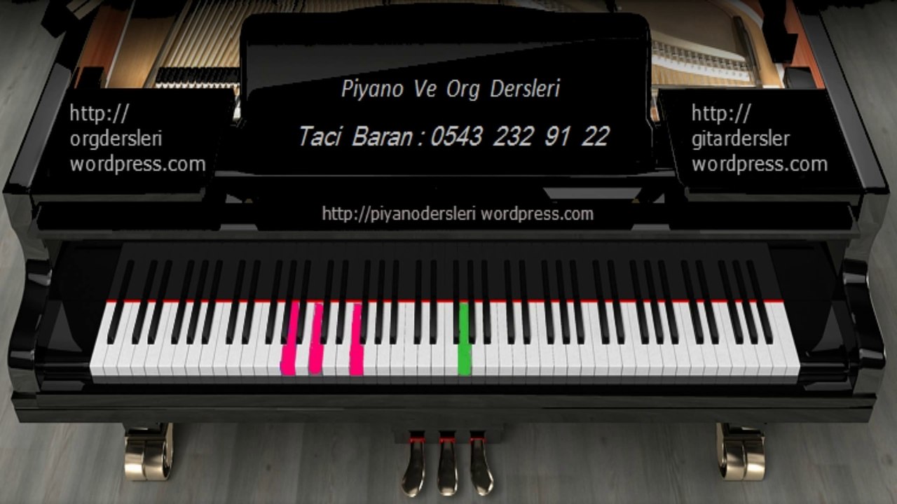 Org dersi - Yağmur Gözlüm : Taci Hoca - 0543 232 91 22