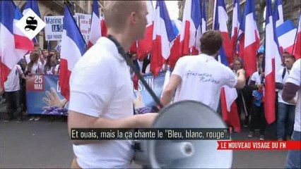 Les slogans très contrôlés de Julien Rochedy (FNJ) lors du défilé du 1er mai du FN