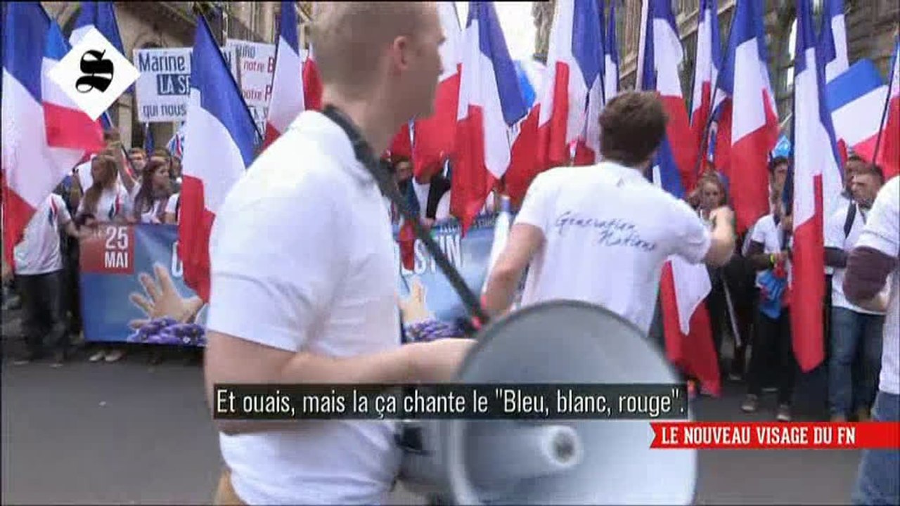 Les slogans très contrôlés de Julien Rochedy (FNJ) lors du défilé du 1er mai du FN