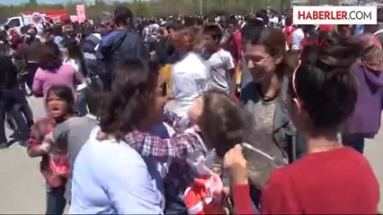 Van'a Gökten 'Dondurma Yağdı'