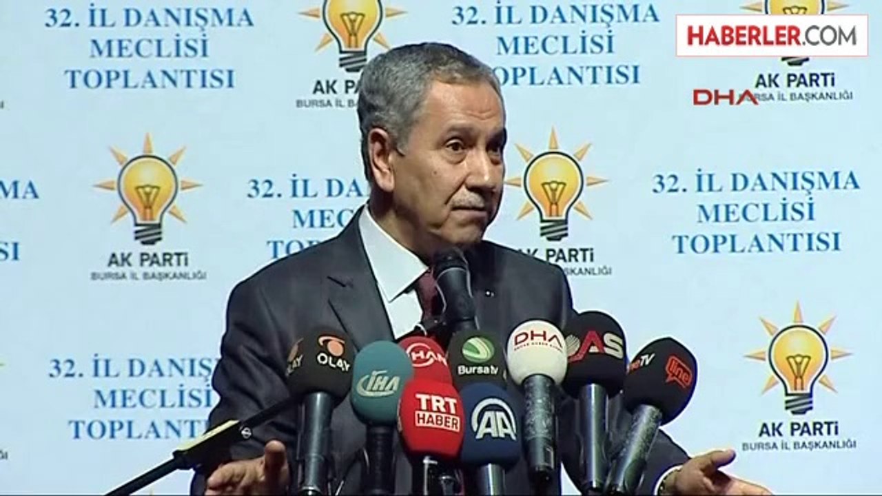 Bursa Bülent Arınç, AK Parti İl Danışma Meclisi Toplantısında Konuştu 5