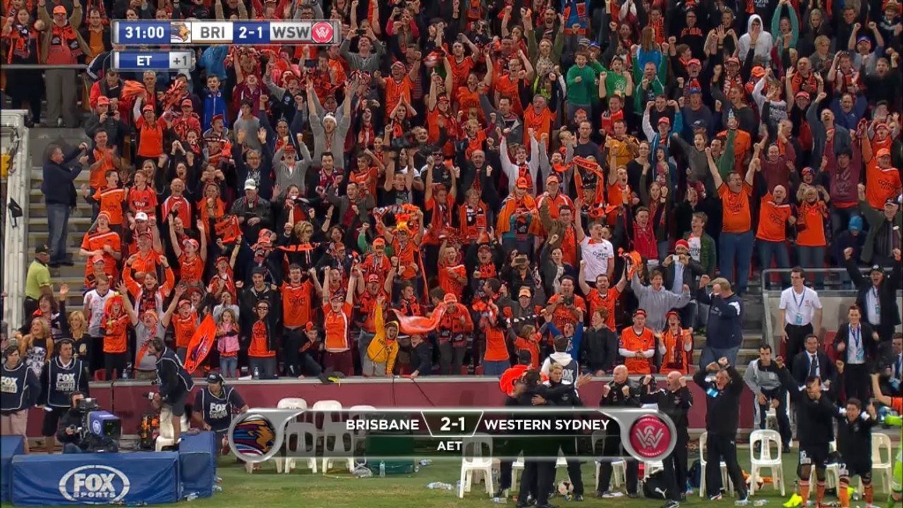 A League: Brisbane Roar 2-1 Western Sydney Wanderers