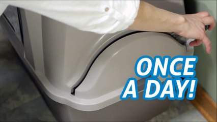 סמארטסיפט - שירותים חצי אוטומטים לחתולים ללא חשמל ובלי מחסניות להחלפה