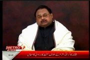 Journalists have played Important role during Pakistan movement: Altaf Hussain