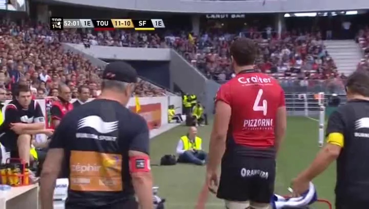 Le coup de pied de Mikautadze sur Flanquart