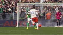 La frappe en LUCARNE de Romain Hamouma (47ème) - AS Saint-Etienne - Montpellier Hérault SC - (2-0) - 04/05/14 - (ASSE-MHSC)