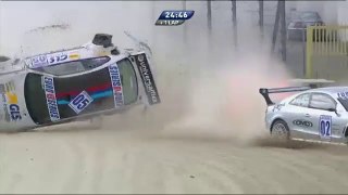 Euro V8 Series Vallelunga 2014 Massive crash Mugelli