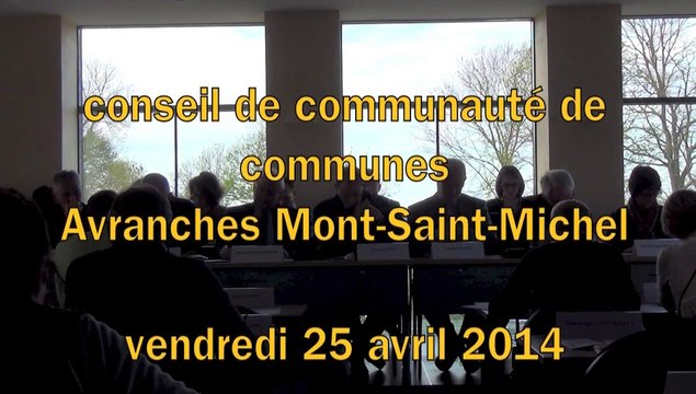 EPCI Avranches MSM - 24 avril 2014 - SCOT / pôle équin Dragey-Ronthon / CLECT