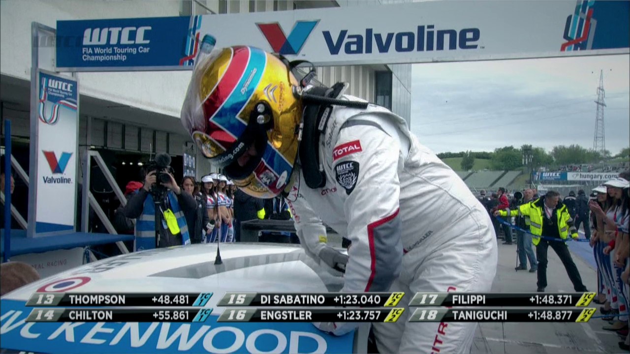 Doublé Muller / López au Hungaroring - Citroën WTCC 2014
