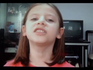 SIDIKA SENA, İSTİKLAL MARŞININ TAMAMINI OKUYOR