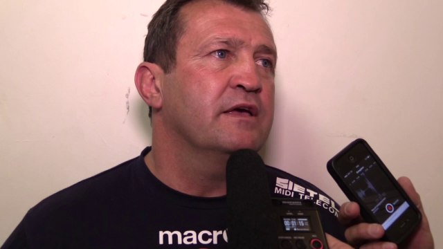 29e journée de Pro D2 Narbonne - ASBH Réaction Christophe Hamacek