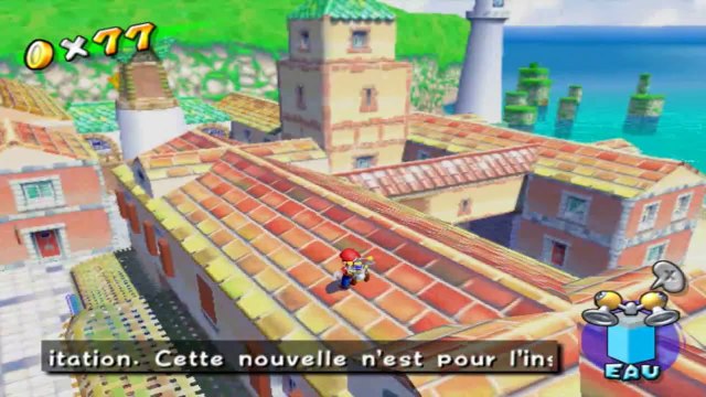Super Mario Sunshine - Place Delfino - Soleil 13 : Récupérer 100 pièces