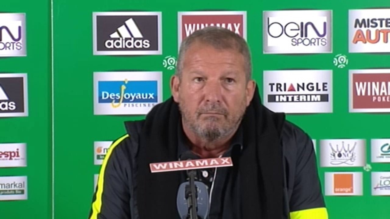 Rolland Courbis après ASSE 2-0 MHSC