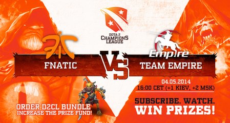 Fnatic vs Team Empire Game 2 - Dota 2 Champions League - @TobiWanDOTA & @DotaCapitalist