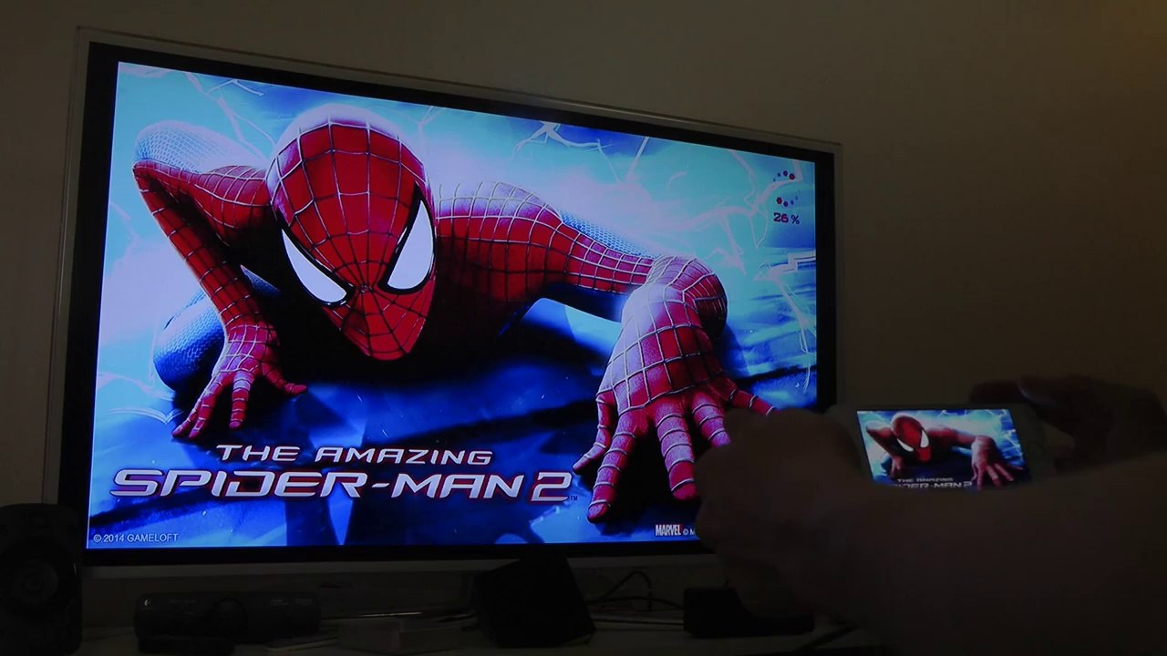 The Amazing Spider-Man 2 iPhone 5S SAMSUNG SMART TV HD Gameplay Test