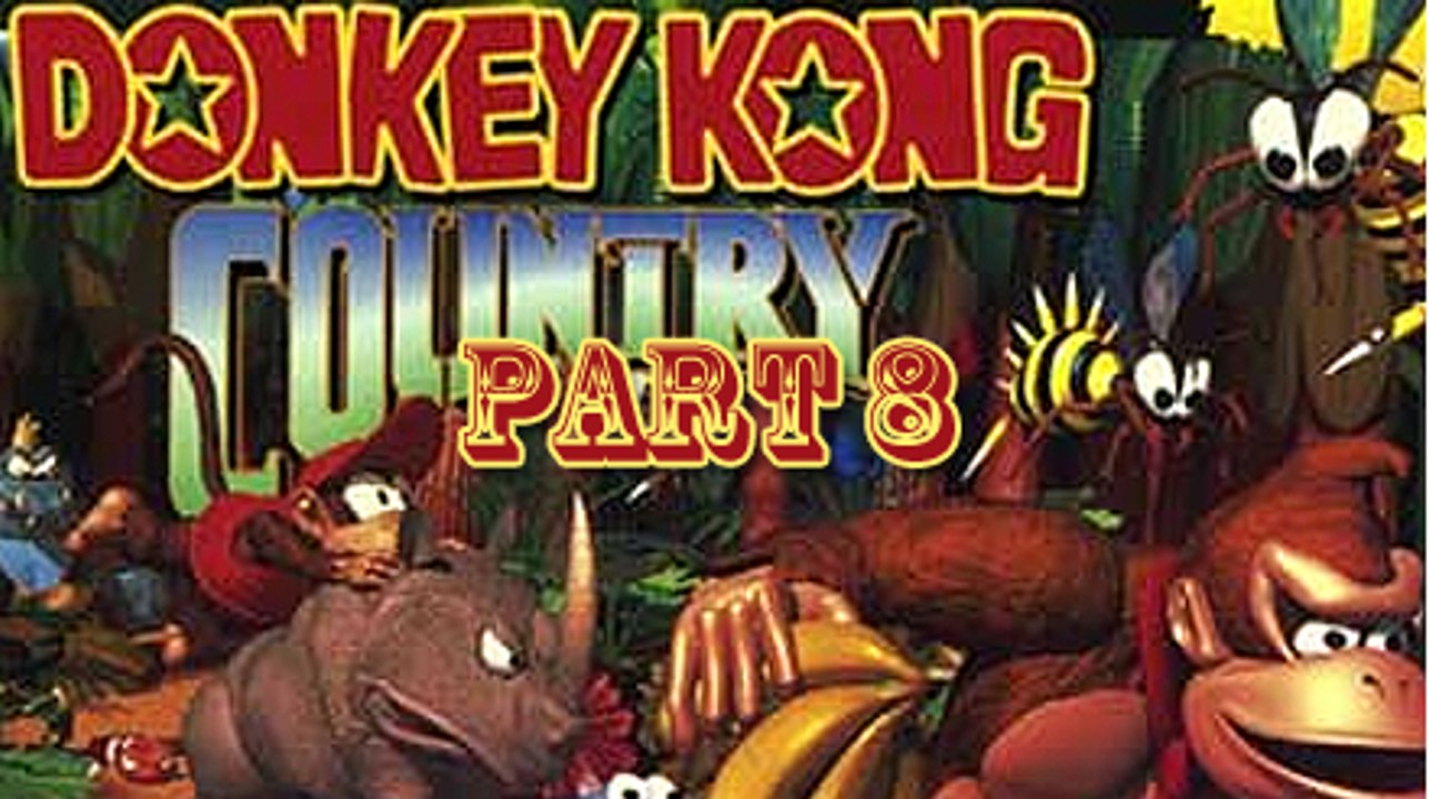 German Let's Play: Donkey Kong Country, Part 8, 'Blöde Biene, vergessen zu speichern.'
