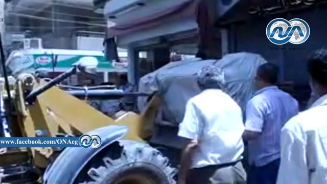 حملة لإزالة الاكشاك والمحلات المخالفة بالفيوم