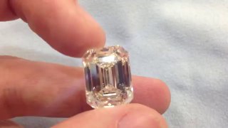 13 Carat Emerald Cut Diamond by Mike Nekta