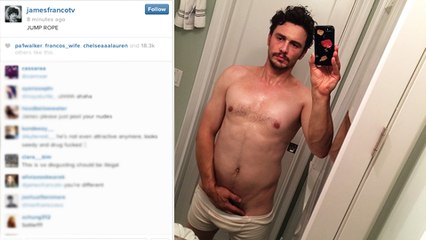 James Franco Selfie With Hand In His Tighty – Whities!