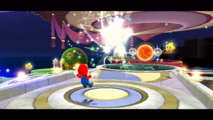 Super Mario Galaxy - Usine de robots - Étoile : Le gros truc à trois pattes