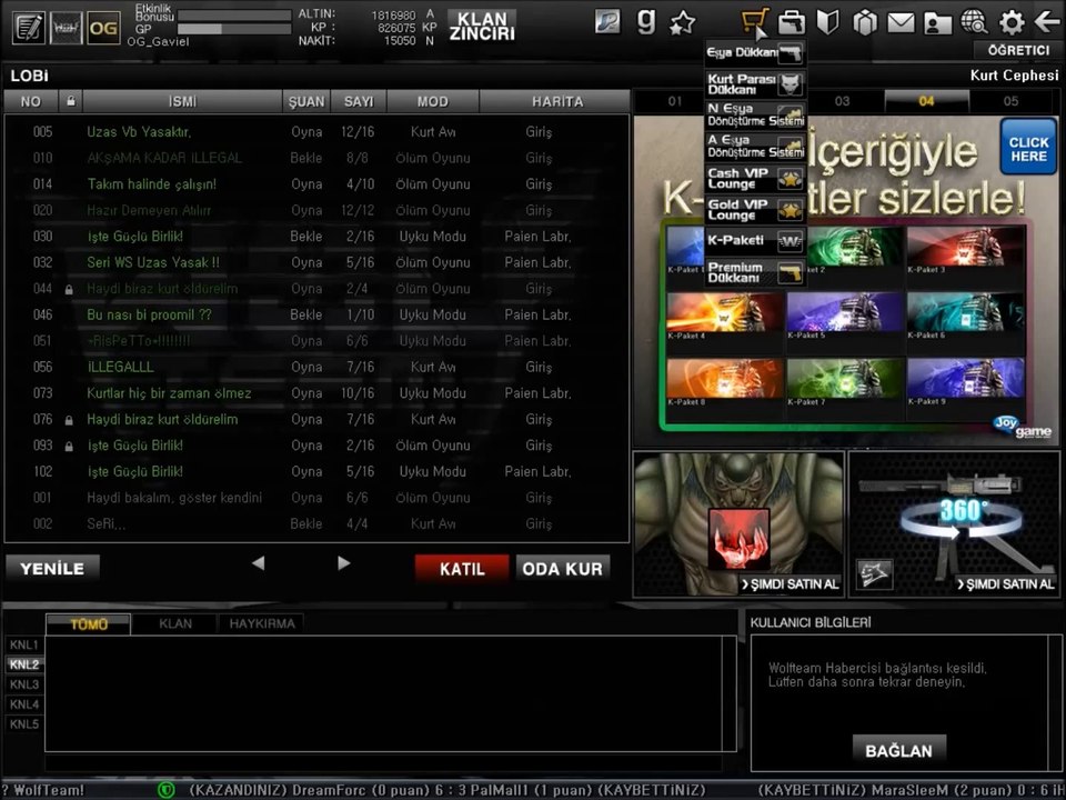 Joygame Wolfteam Kampanya