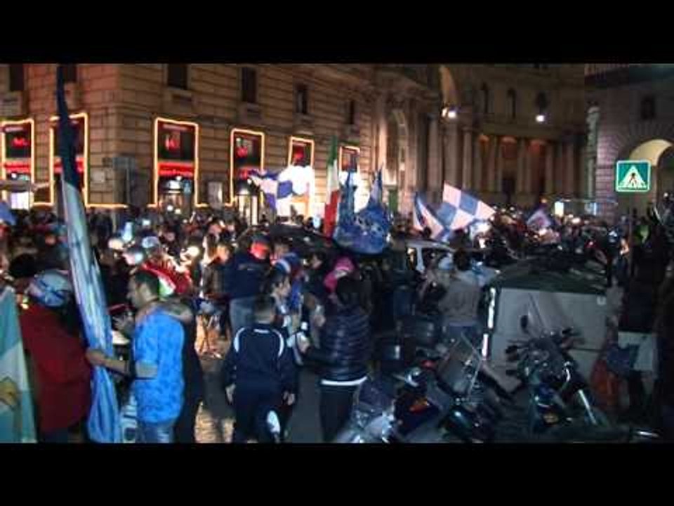 Napoli - Il Napoli vince la Coppa Italia, 3-1 alla Fiorentina - la festa (03.05.14)