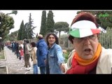 Pompei (NA) - Flash Mob contro i crolli negli scavi -live- (04.05.14)