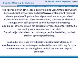 Kleding bedrukken Emmen