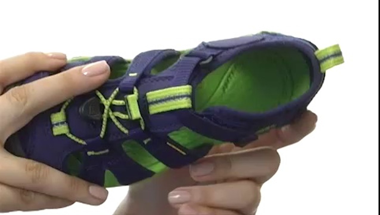 Keen kids seacamp ii cnx toddler little kid raven yellow