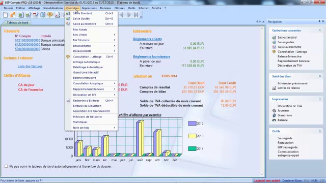 Tutoriel les guides d'abonnement sur EBP Compta V18