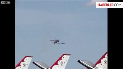 Kaliforniya'da Akıl Almaz Uçak Kazası