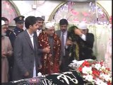 President Zardari along with Bilawal bhutto zardari visits Data  Darbar