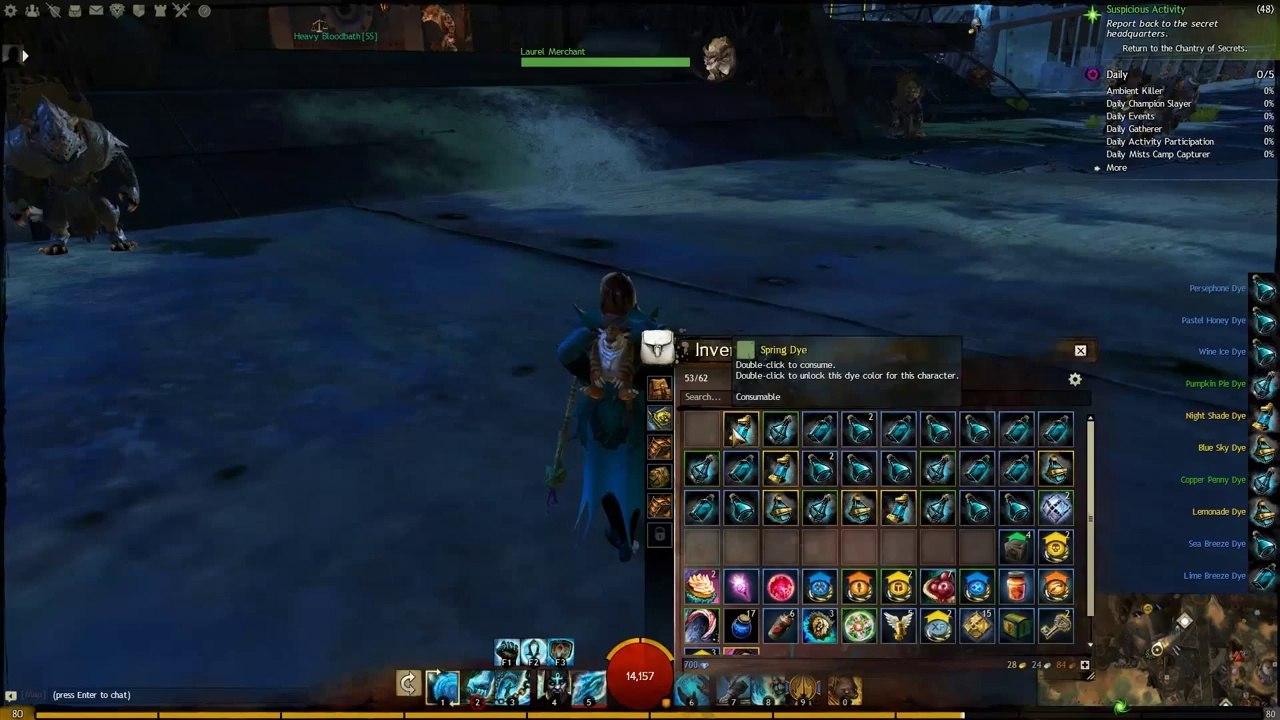 Guild Wars 2 Opening 30 Unidentified Dyes in a Row