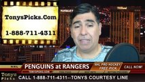 NHL Playoff Odds Game 3 New York Rangers vs. Pittsburgh Penguins Pick Prediction Preview 5-5-2014