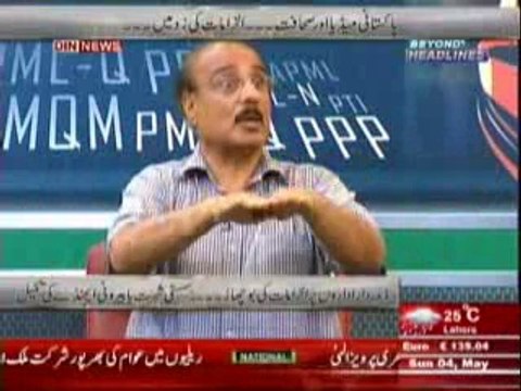 Beyond HeadLines (Azadi Sahafat Per Hamla ... Dost Aur Dushman Samne Aa Gaye) 4th May 2014