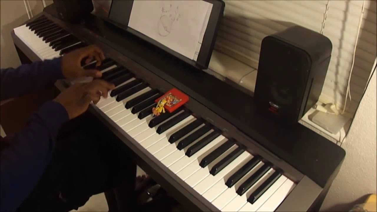 Pokemon Red/Blue/Yellow: Gym Leader Battle on Piano