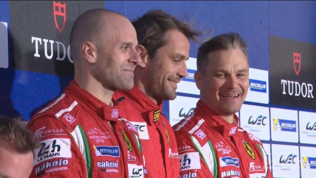 LMGTE Pro Winners of WEC 6 Hours of Spa-Francorchamps on the podium