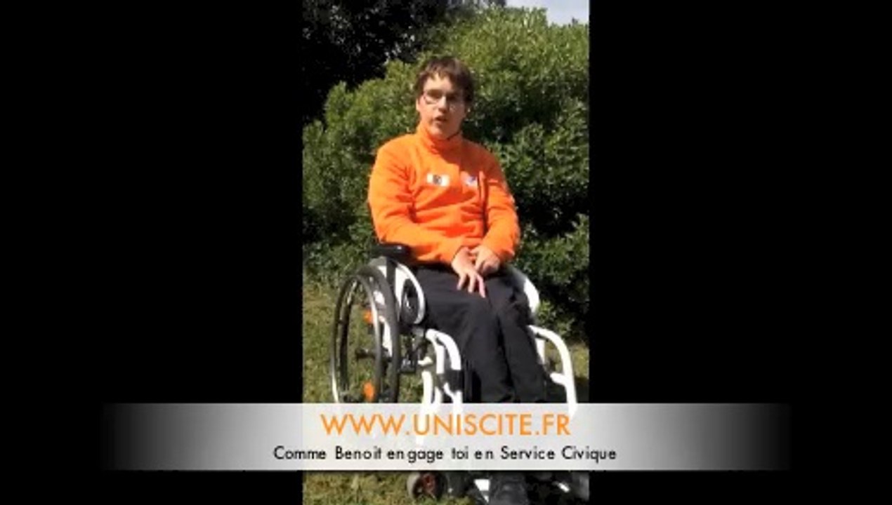 Benoit, volontaire en Service Civique avec Unis-Cité