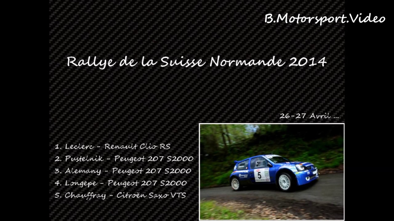 Rallye de la Suisse Normande 2014