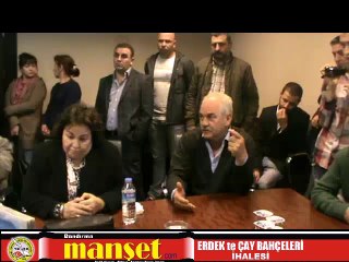 Erdek'te Çay bahçeleri ihalesi yapıldı