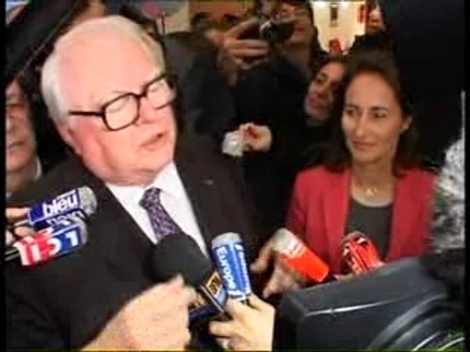 Pierre Mauroy et Segolène Royal