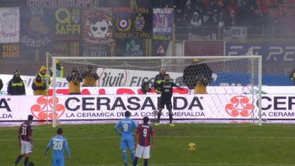 [19-01-2014 BOLOGNA-NAPOLI 2:2] Gol di Higuain LIVE dalla curva ospiti