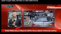 Spari Coppa Italia,fermato un ultra' della Roma