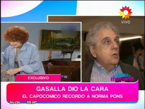 Gasalla habla de Norma Pons