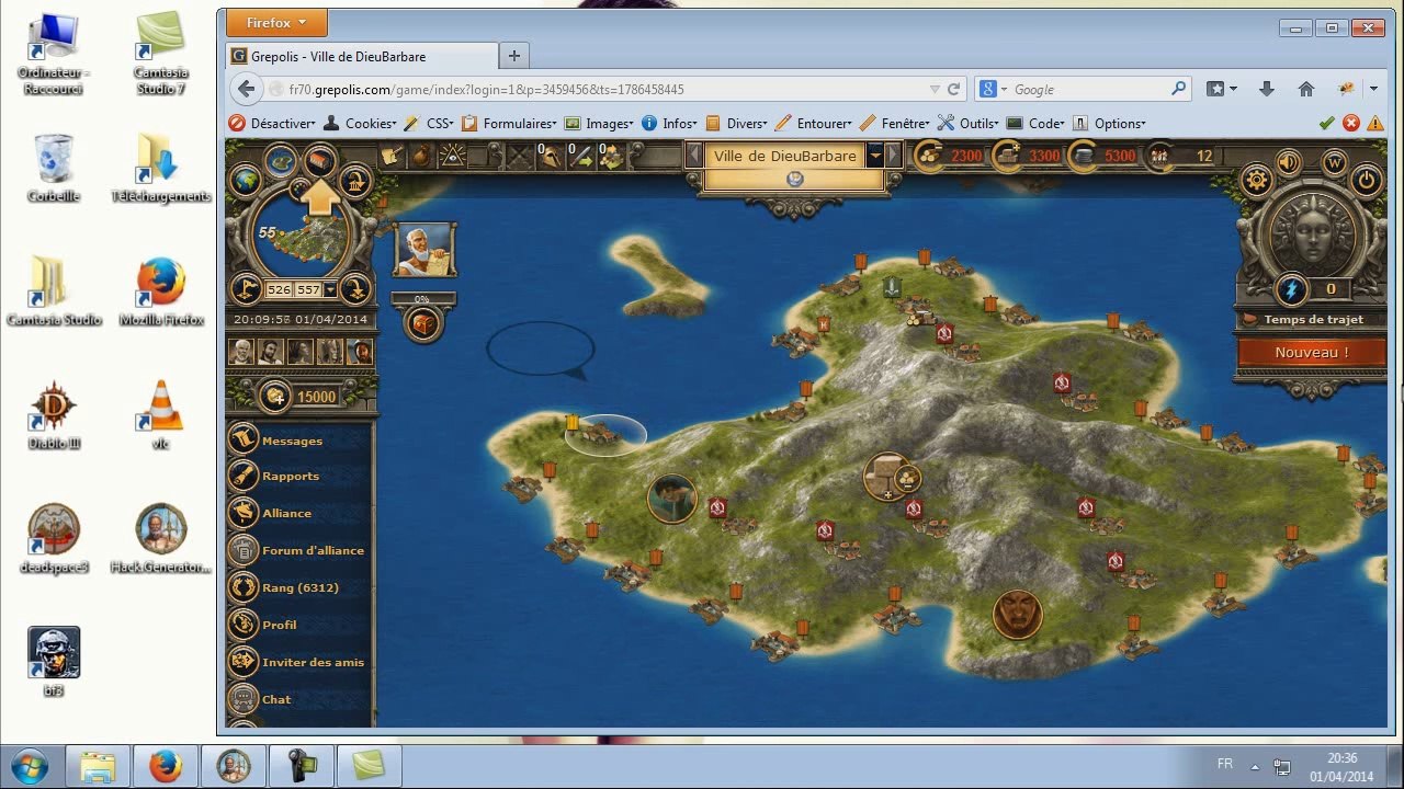 Astuces Grepolis - Triche Grepolis - Bois illimités - Grepolis