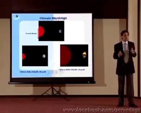 Güneşin ve dünyanın büyüklüğündeki hassas denge...