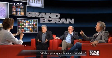 Grand écran : Le débat : « Médias, politiques, le même discrédit ? »